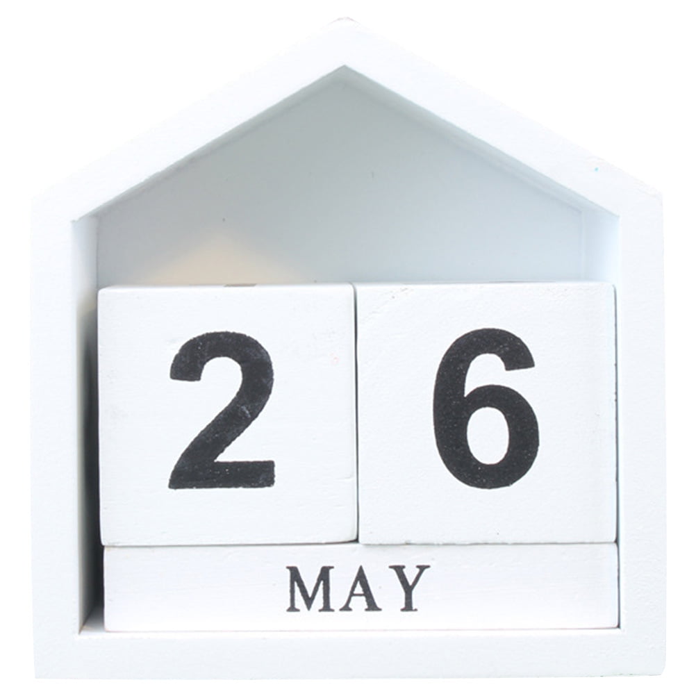 Wooden Calendar Decorative Desk Calendar House Design Wood Calendar
