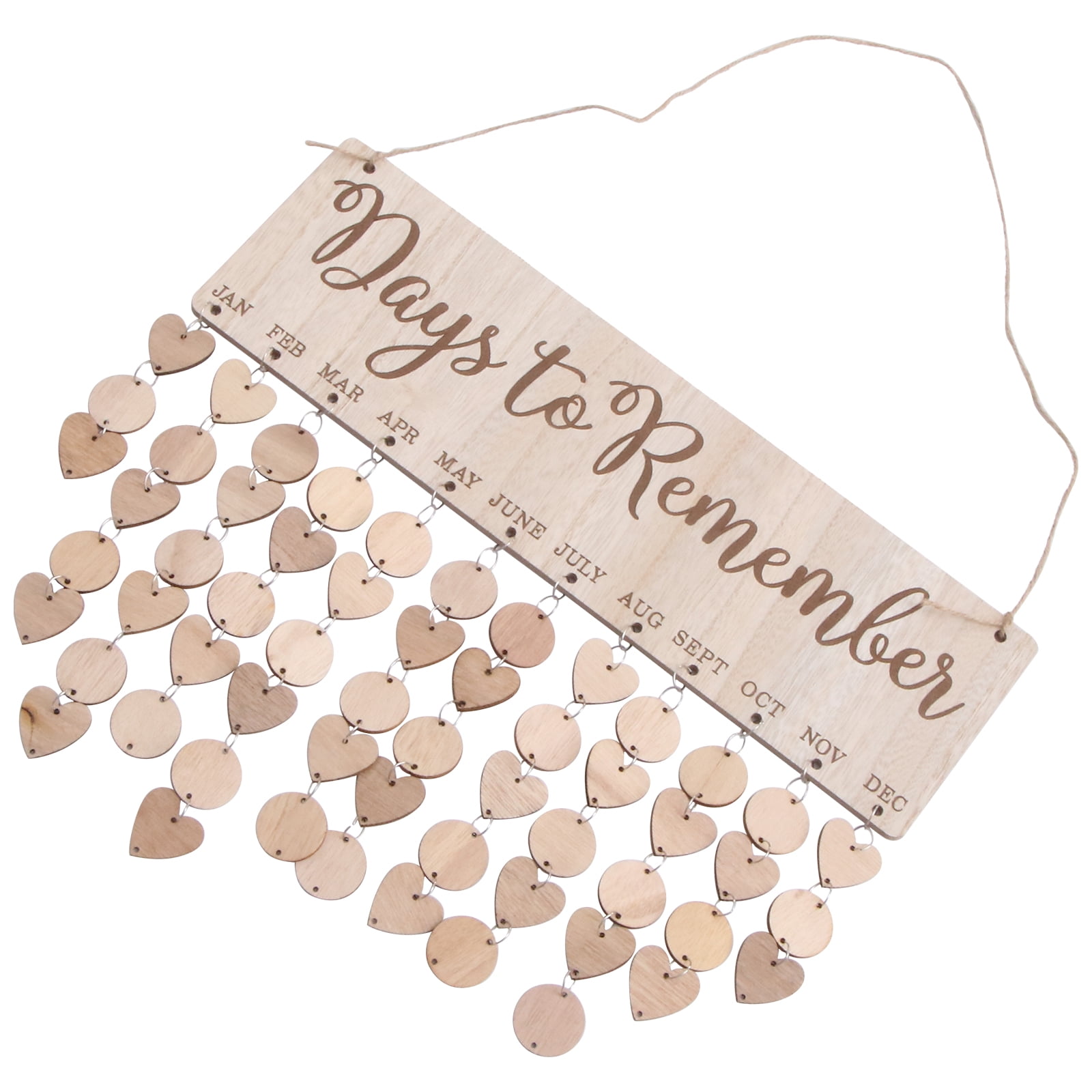 Wooden Calendar Hanging DIY Calendar Wooden Birthday Calendar Wall wooden-calendar-hanging-diy-calendar-wooden-birthday-calendar-wall