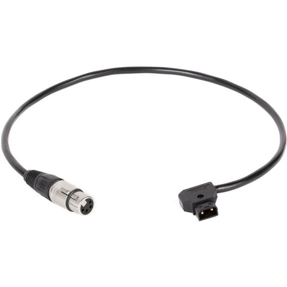 Wooden Camera 20" D-Tap to 4-Pin XLR Female Straight Power Cable