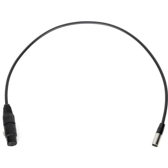 Wooden Camera 20" Mini 3-Pin XLR Male to Full 3-Pin XLR Female Audio Cable for BMPCC 6K/4K