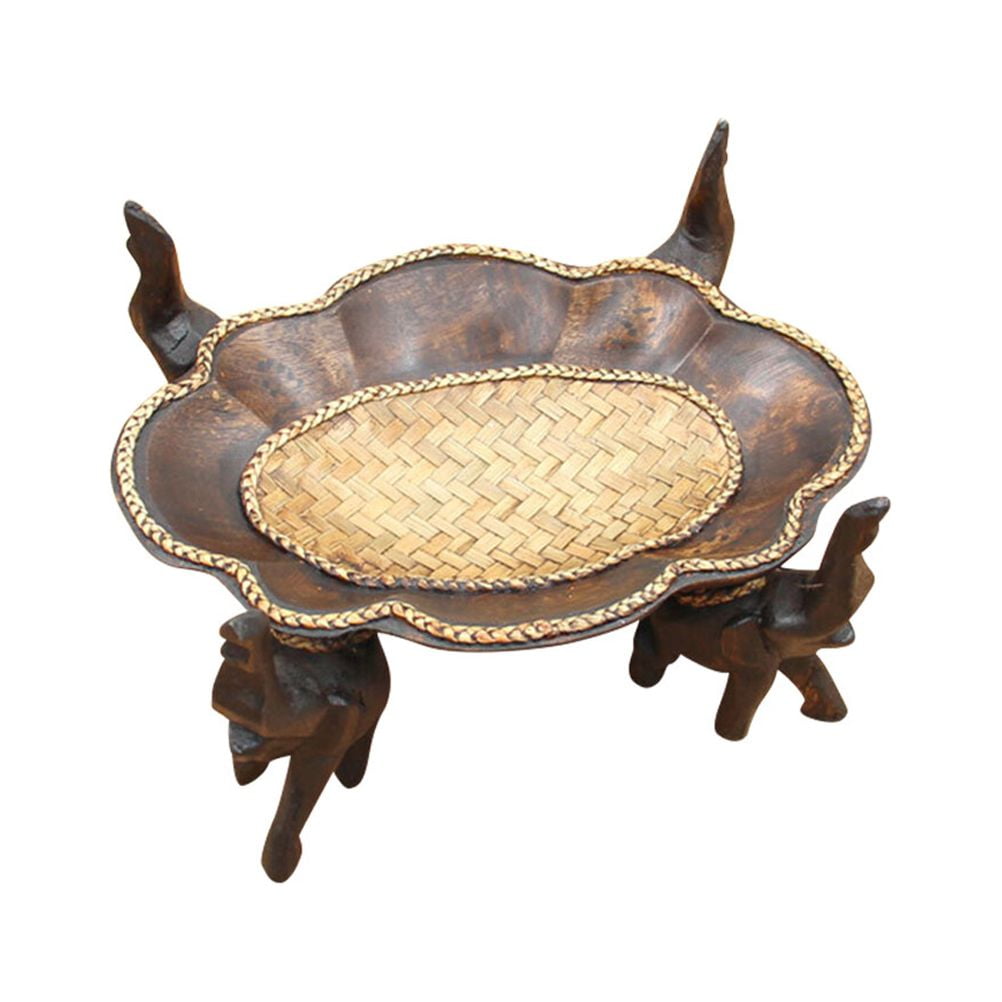 DECORATED ELEPHANT SNACK TRAY main image 1