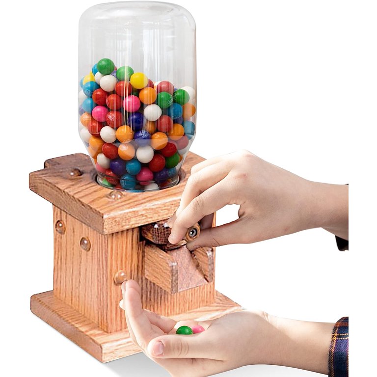 Amish Wood Toy M&M Candy Dispenser