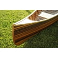 thumbnail image 1 of Wooden Canoe With Ribs Curved Bow Matte Finish 12 ft, 1 of 5