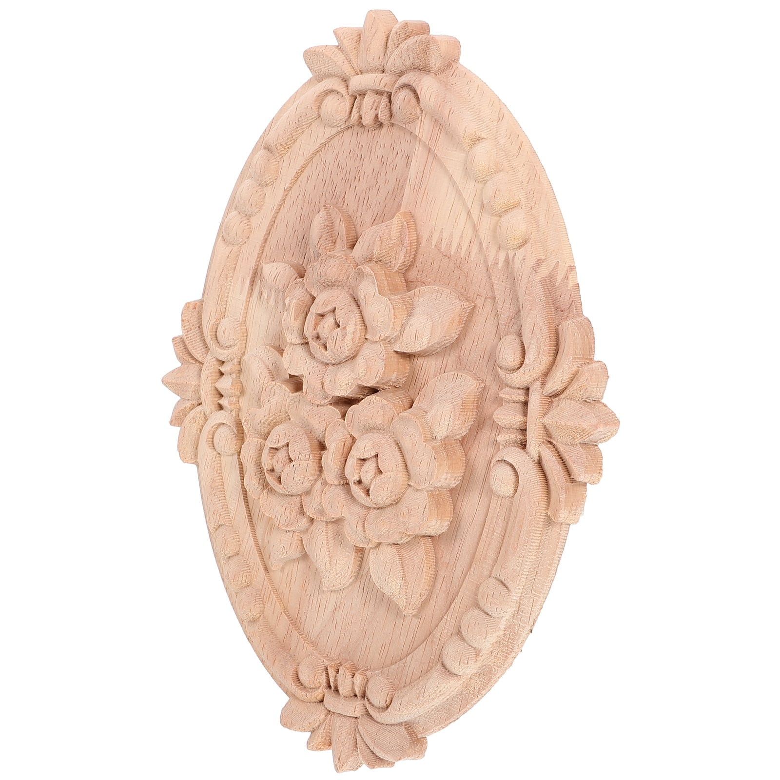 Wooden Carved Onlay Applique Carving Decal Home Furniture Onlay