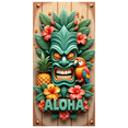 thumbnail image 1 of Wooden Carving Tropical Banner Tropical Leaves Aloha Celebration Banner for Summer Party Luau Decoration Beach Event, 1 of 7