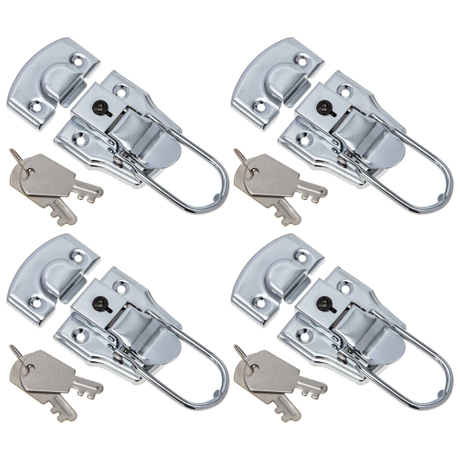 Wooden Case Lock Buckle Decorative Hasps and Hinges Treasure Chest