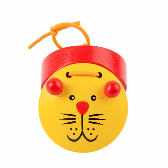 Wooden Castanets Percussion Musical Toy for Preschool Education And Children's Early Childhood Development, Rhythm Instrument