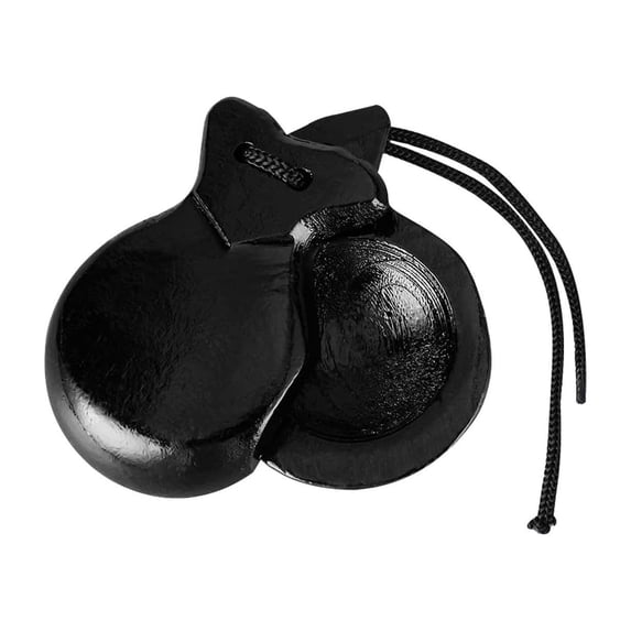 Wooden Castanets for Adults & Kids, Spanish Traditional Hand Percussion Instrument, Musical Instrument & Flamenco Souvenir Gift D