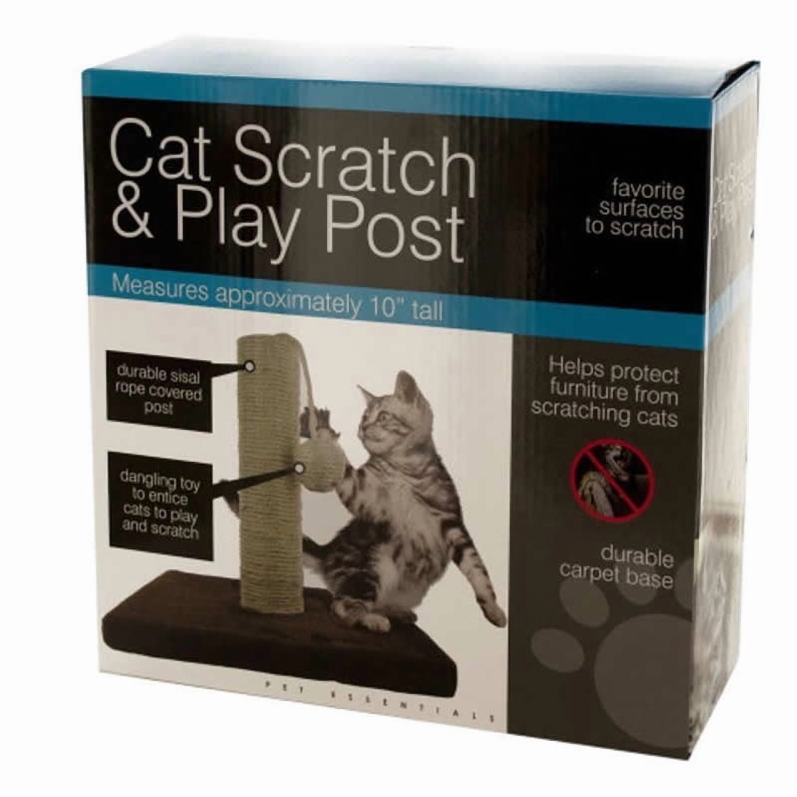 Wooden Cat Scratch and Play Post Wondertrail