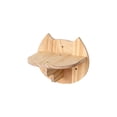 thumbnail image 1 of Wooden Cat Tree with Sisal Rope,Solid Wood Wall-Mounted Cat Climbing Frame,Multi-Level Cat Perch with Canvas Cat Bed,Cat Furniture for Indoor Cats,Space-Saving Activity Center for Pet Lovers, 1 of 5