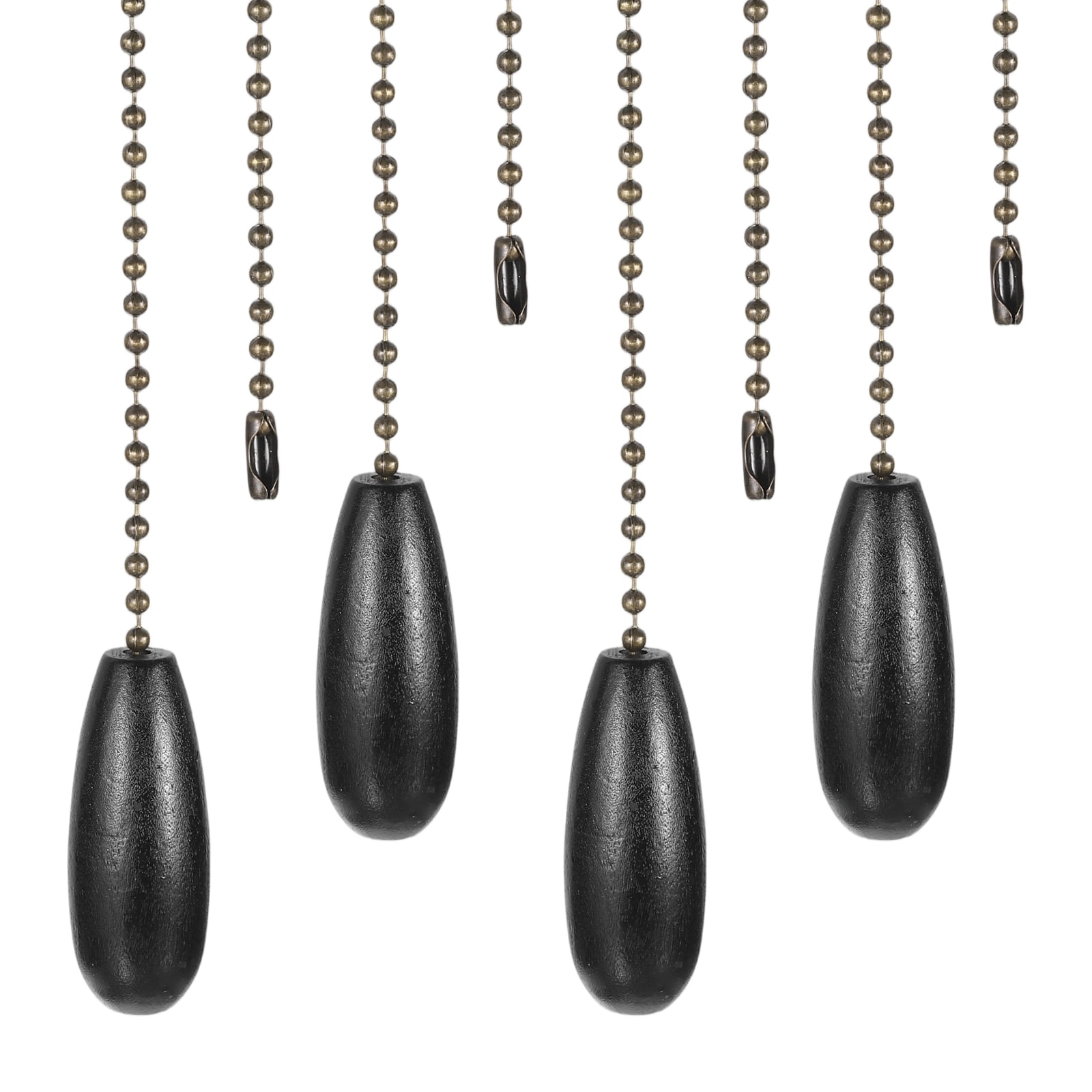 Wooden Ceiling Fan Pull Chain, 4Pcs 12