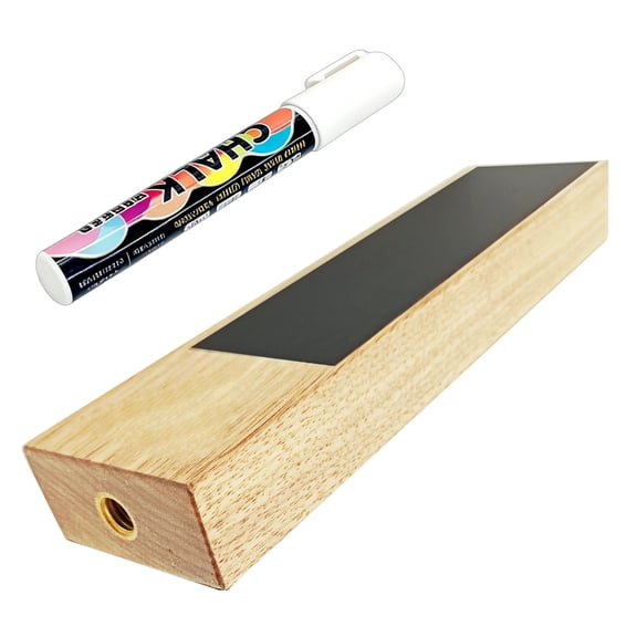 Wooden Chalkboard Beer Tap Handle for Kegerator with Pen for Restaurant Wedding Brewery Craft Display Beer Lover Gift