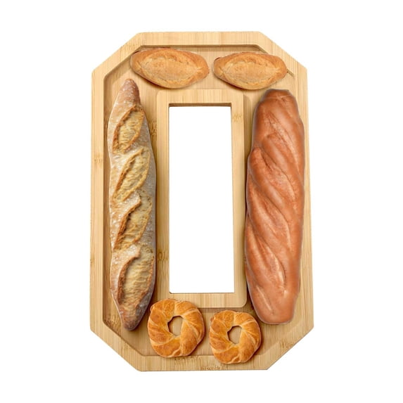 Wooden Charcuterie Number Fillable Board Box, Fruit Cheese Platter Vegetable Food Dish, Reuseable Serving Tray for Home Decor, Birthday Party Decorations (0)