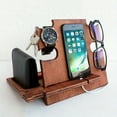 thumbnail image 1 of ​​Wooden Charging Station | Phone Holder & Storage Box | Multifunctional for Bedside & Desk | Easy Install Gift​​, 1 of 6
