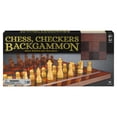 thumbnail image 1 of Wooden Chess, Checkers, and Backgammon Game Set, 1 of 5