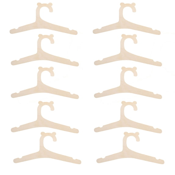 Wooden Children's Hangers Set – Durable Eco-Friendly Kids Clothes & Pants Organizer, Perfect for Babies and Toddlers, Multiple Sizes Available B
