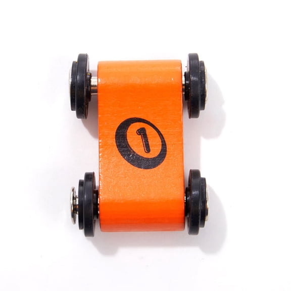 Wooden Children's Slide Car Trolley Track Slide Inertia Pull Back Glider toy