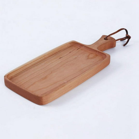 Wooden Chopping Board, Cutting Board Barbecue Cutting Board Pizza Tray Beech Cutting Board, Wood Cutting Board With Hanging Hole For Pizza Bread, 20*10cm