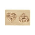 thumbnail image 1 of Wooden Christmas 3D Baking Molds - Carved Wooden Biscuit Cutter Cookie Mold for Thanksgiving Christmas Kitchen DIY Decorating Tool, 1 of 4