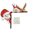 thumbnail image 1 of Wooden Christmas Door Frame Decorations - Corner Hanging Gnome And Claus, Christmas Door Decorations, Easy Adhesive Mounting System, Instantly Create A Fe, 1 of 3