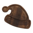 thumbnail image 1 of Wooden Christmas Fruit Dinner Plate - Cute Home Made Serving Tray for Holiday Gatherings Divided Design for Cakes and Desserts Unique Christmas Tree Shaped Fruit Plate, 1 of 5