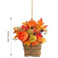 thumbnail image 1 of Wooden Christmas Hanging Basket Ornament Decorative Pendant for Tree Door Gift Bag, 1 of 5