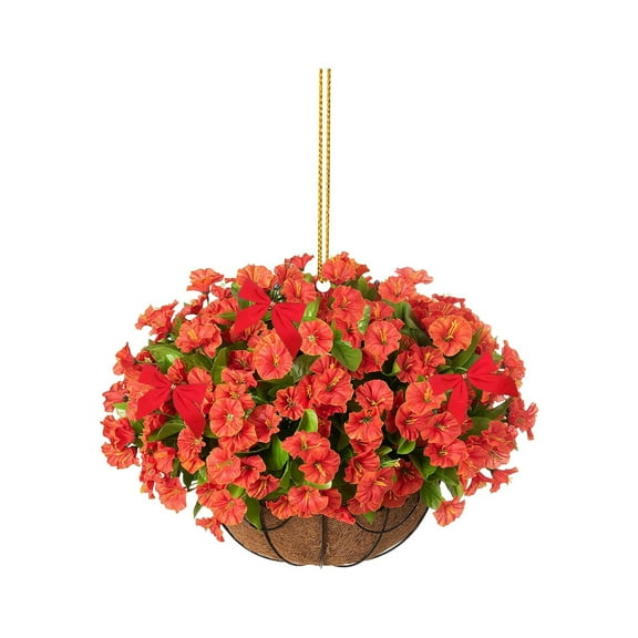 Wooden Christmas Hanging Basket Ornament Decorative Pendant for Tree Door Gift Bag