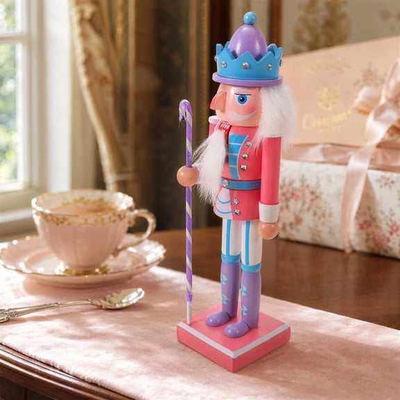 Wooden Christmas Nutcracker Soldier Figurine Holiday Xmas Party Decoration Ornament
