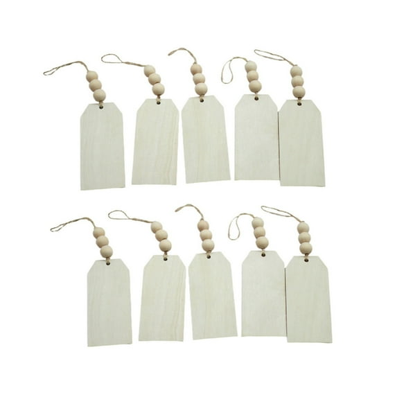 Wooden Blank Ornaments for Christmas DIY Craft Decorations Unfinished