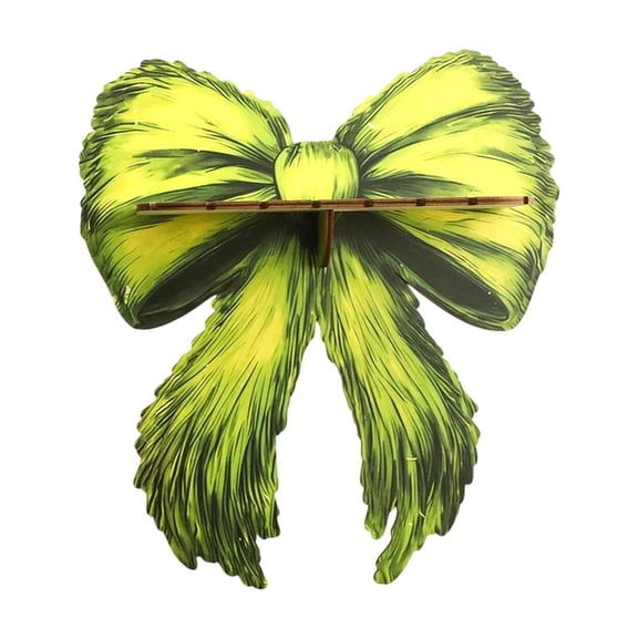 Wooden Christmas Shelf Wall Hanging Bow Modeling Organizer Simply Home Bedroom Wall Decoration