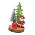 thumbnail image 1 of Wooden Christmas Table Decor Tabletop Christmas Tree Desktop Ornament Table Top Decoration for Home Indoor Party Xmas Present Elk, 1 of 8