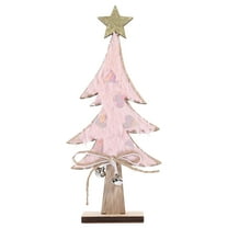 Wooden Christmas Tree Table Decor Xmas Centerpiece Rustic Farmhouse Crafts