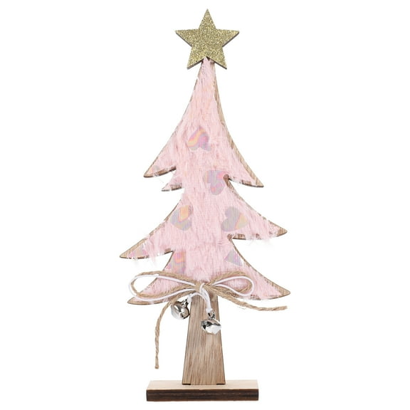 Wooden Christmas Tree Table Decor Xmas Centerpiece Rustic Farmhouse Crafts