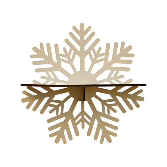 Wooden Christmas Wall Shelf Snowflake Christmas Organizer Simply Home Bedroom Wall Decoration