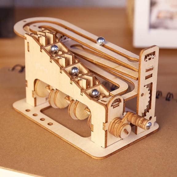 Wooden Climb Marble Run Puzzles For Adults Crafts To Build Mechanical Model Kits Brain Birthday And Christmas Gifts