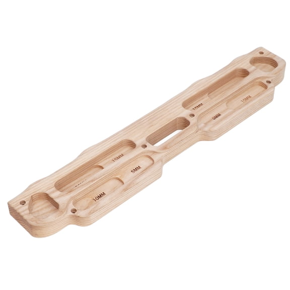 Wooden Climbing Hangboard 21-inch Rock Climbing Training Board for Grip Strength