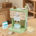 thumbnail image 1 of Wooden Coffee Machine Toy, Simulation Coffee Maker, Kids Kitchen Toy, Role Play Coffee Set, Interactive Pretend Play, Realistic Sound Toy, Family Bonding Toy, Immersive Play Toy, Coffee Maker Toy, 1 of 7