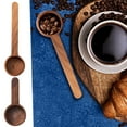 thumbnail image 1 of Wooden Coffee Measuring Spoon for Coffee, Tea, Spices & – Solid Walnut Wood, Long Handle, Non-Scratch, Food for Kitchen and Travel, 1 of 7