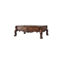 thumbnail image 1 of Wooden Coffee Table with Two Drawers in Cherry Oak Brown, 1 of 1
