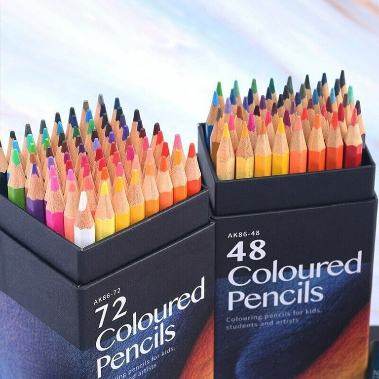 12pcs Wooden Color Pencils, 7-color Lead, Color Drawing Pencils. Suitable  For Adult & Kids' Art Creation, Home Painting, Diy Drawing And Coloring