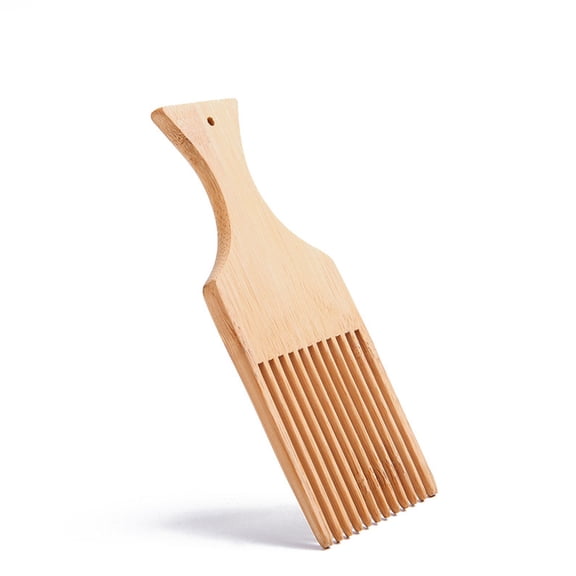 Wooden Comb Pick Hair Lift Combs Beard Pick Comb Natural Volumizing and Styling Tool Detangling Hair Comb