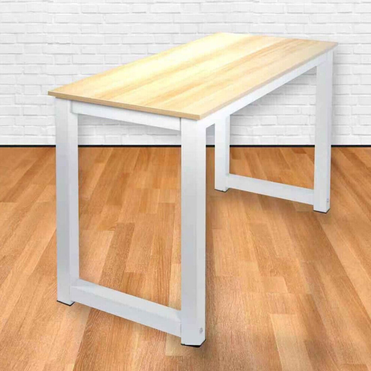 Wooden Computer Desk, PC Laptop Workstation, Writing and Study Table ...
