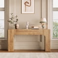 thumbnail image 1 of Wooden Console Table, 120 cm Long Sofa Table Behind the Couch, Hallway Table in Country House Style, Narrow Entrance Table, Farm Table for Living Room, Hallway, Entrance, 120 x 30 x 84 cm, 1 of 8