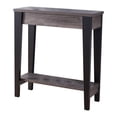thumbnail image 1 of Wooden Console Table With Bottom Shelf Black And Gray - Saltoro Sherpi, 1 of 2