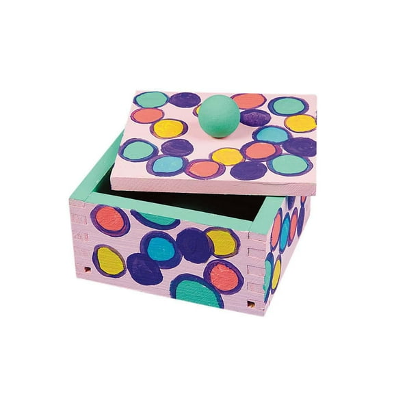 Wooden Construction Boxes Craft Kit (Pack of 12)