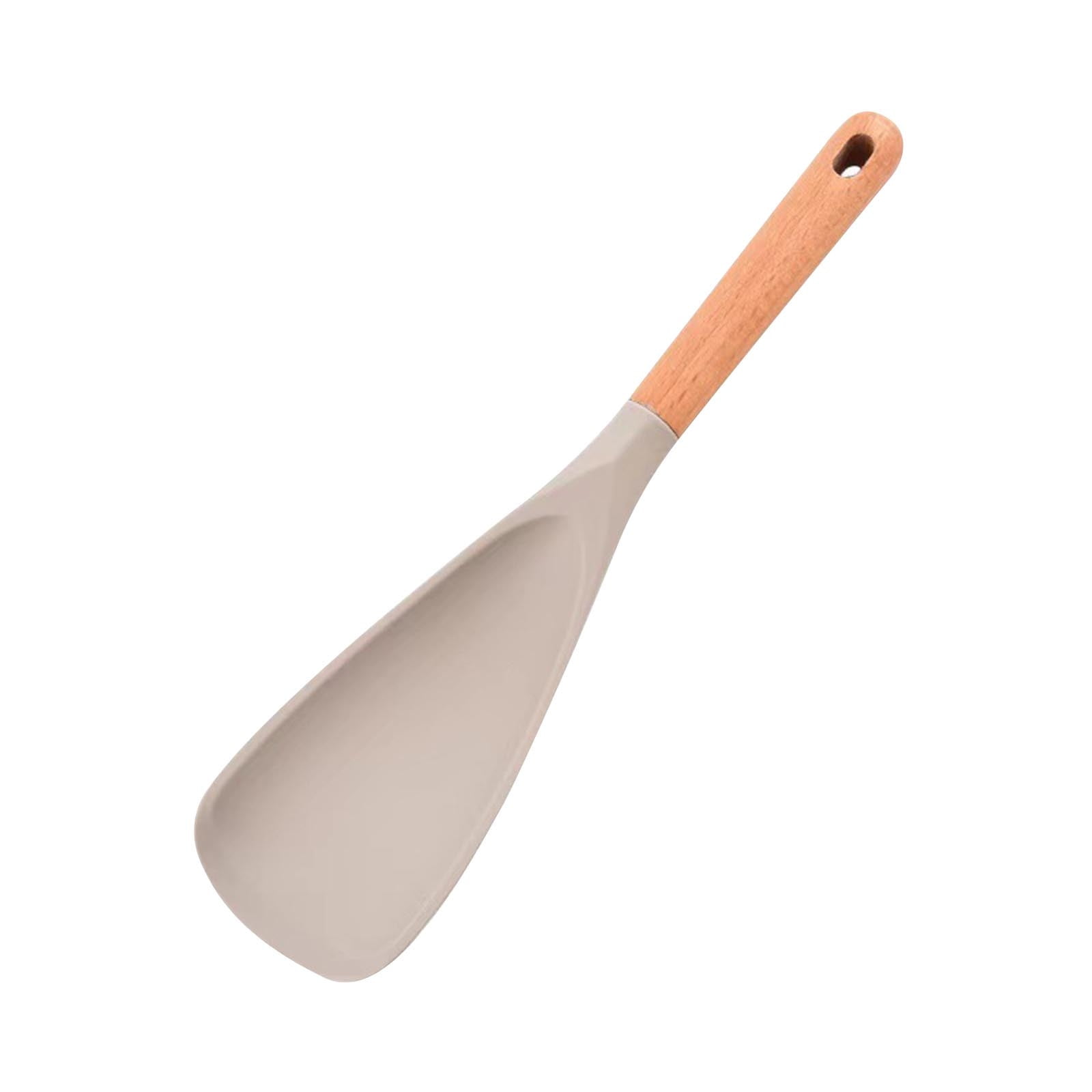 Wooden Cooking Spoon for Nonstick Cookware Safe Mixing and Scraping ...