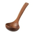 thumbnail image 1 of Wooden Cooking Utensils Set - Non-Stick, Long Handle Spoon/Shovel - Natural Wood, 1 of 2
