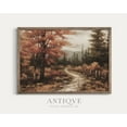 thumbnail image 1 of Wooden Cottage In Autumn Woodlands Poster, Fall Landscaperustic Autumn Decor,958 Home Decor, 8x12 UNFRAMED, 1 of 3