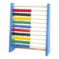 thumbnail image 1 of Wooden Counting Abacus Colorful Bead Frame Math Learning Tool Desktop Counting Toy for Home Learning Activity Blue 9.45x7.87x1.97Inch, 1 of 3