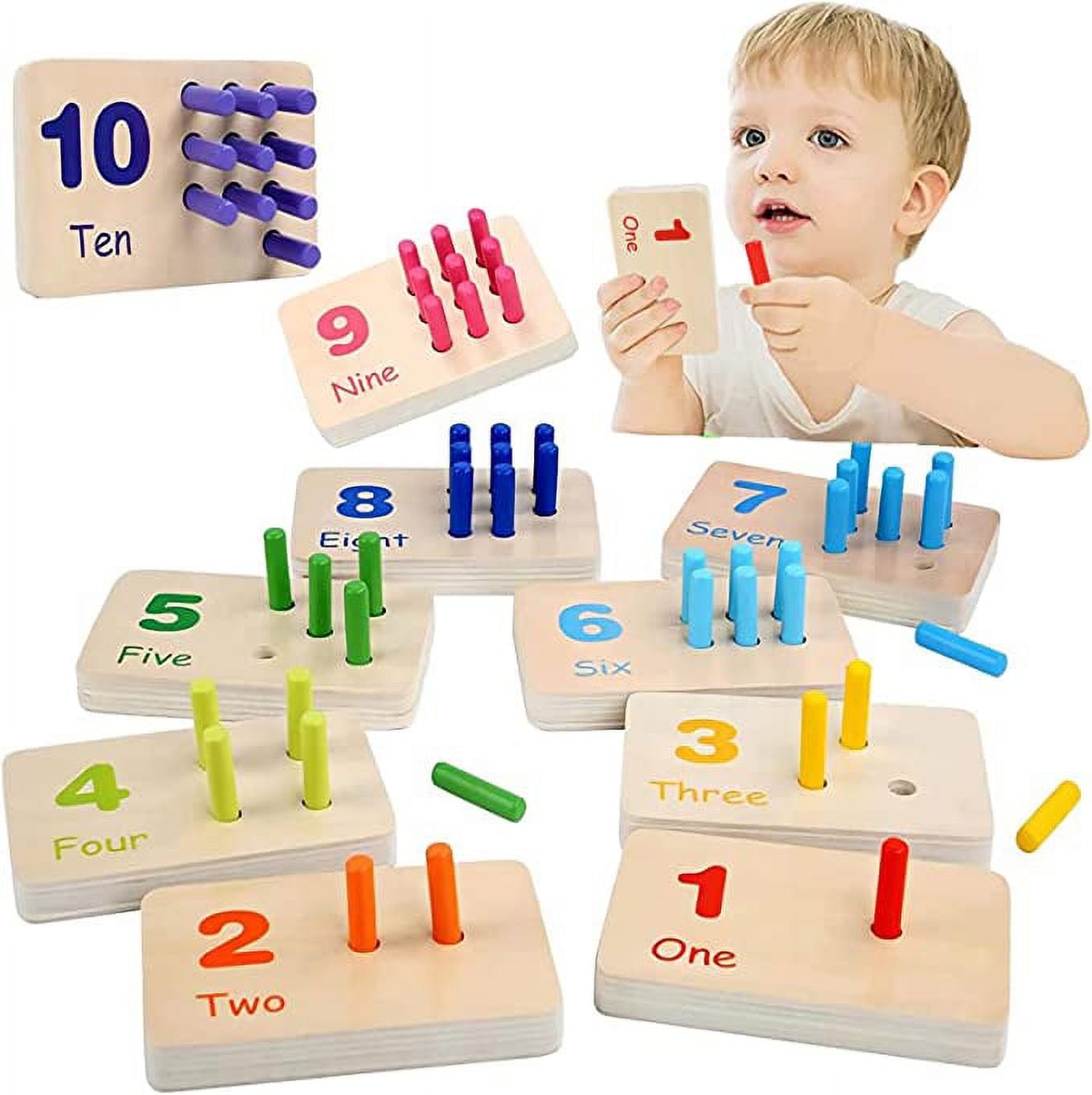 Montessori Kitchen Toys for 2 3 4 5 Years Old, Wooden Toddler Kitchen  Playset, P